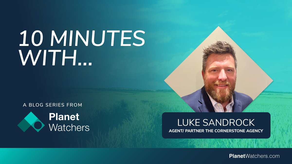 PlanetWatchers's tweet photo. Find out what crop insurance agents think about the future of the industry. Luke Sandrock from The Cornerstone Agency shares insights on digital transformation and embracing change in our latest blog series. Read now: https://t.co/dGFZE8oVxY 

#planetwatchers #cropinsurance https://t.co/qQri2Os1gg
