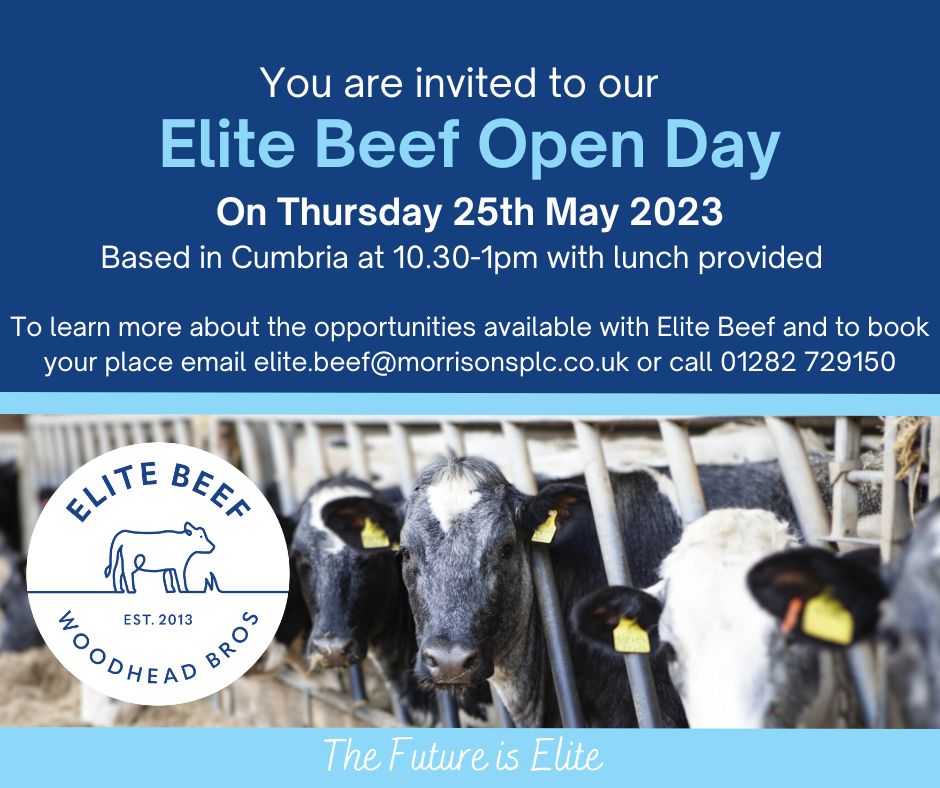 Elite Beef (@elitebeef) on Twitter photo Cumbria Open Day - 25th May 2023!
Come along and learn more about the opportunities for you with Elite Beef 🐮
Email elite.beef@morrisonsplc.co.uk or call 01282 729150 to book on! 📞📩 Cumbria Open Day - 25th May 2023!
Come along and learn more about the opportunities for you with Elite Beef 🐮
Email elite.beef@morrisonsplc.co.uk or call 01282 729150 to book on! 📞📩
