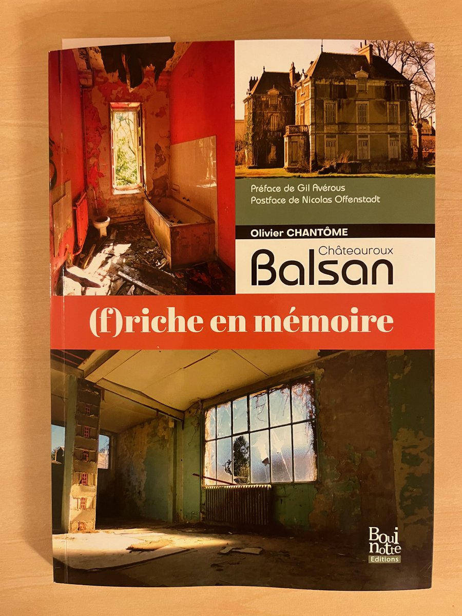 Offenstadt's tweet photo. Un voyage personnel et visuel dans la friche Balsan à Châteauroux par Ol. Chantôme vient de paraître. Cette immense usine de draps a notamment fabriqué les uniformes bleu horizon en 14-18, avant de décliner, connaître abandon et renouveau. Très heureux d’en avoir fait la postface https://t.co/KiPLYUNzPT