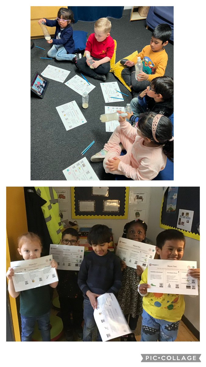 Week 1 - Rhyme Time with our Families in Partnership Project. The children enjoyed their first activity in nursery and are excited to sing the rhymes at home 🎶 😊@ClassIbrox @GlasgowLEL @glasgowlife #startingschool #families