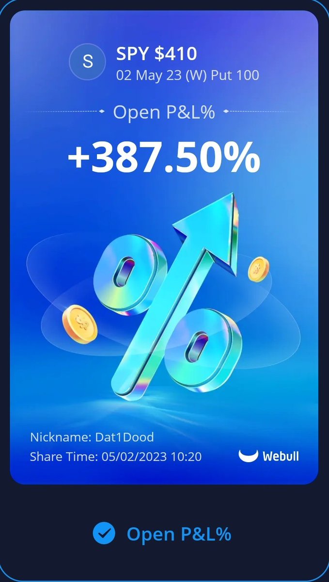 I entered a Twitter space 14 months ago and didn't know what an option call or put was. Then <a href="/TheBullishTradR/">Bullish</a> showed me and it's <a href="/RichFoxClub/">Rich Fox Club</a> for life now.