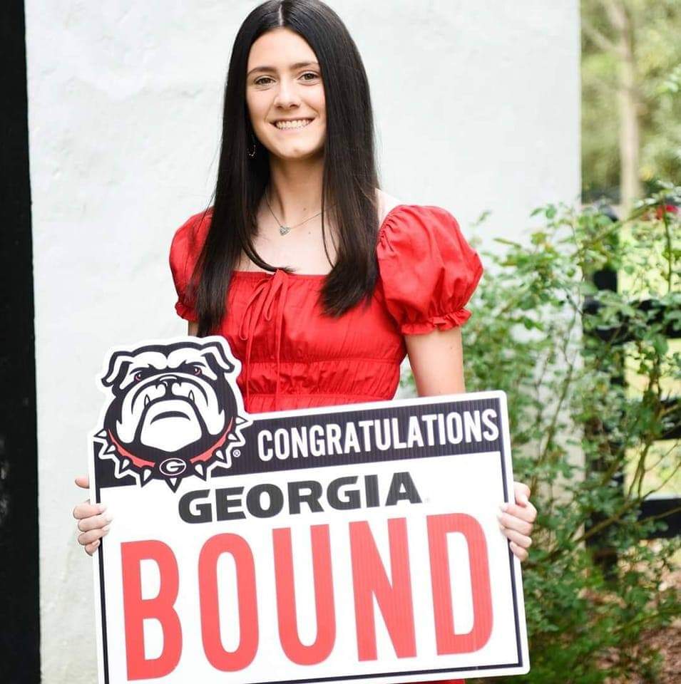 I missed posting my beautiful senior for #CollegeSigningDay. Maddy will attend the University of Georgia in the fall and was awarded the Zell Miller Scholarship for her academic achievements. #ugabound #seniorsigningday #GoDawgs