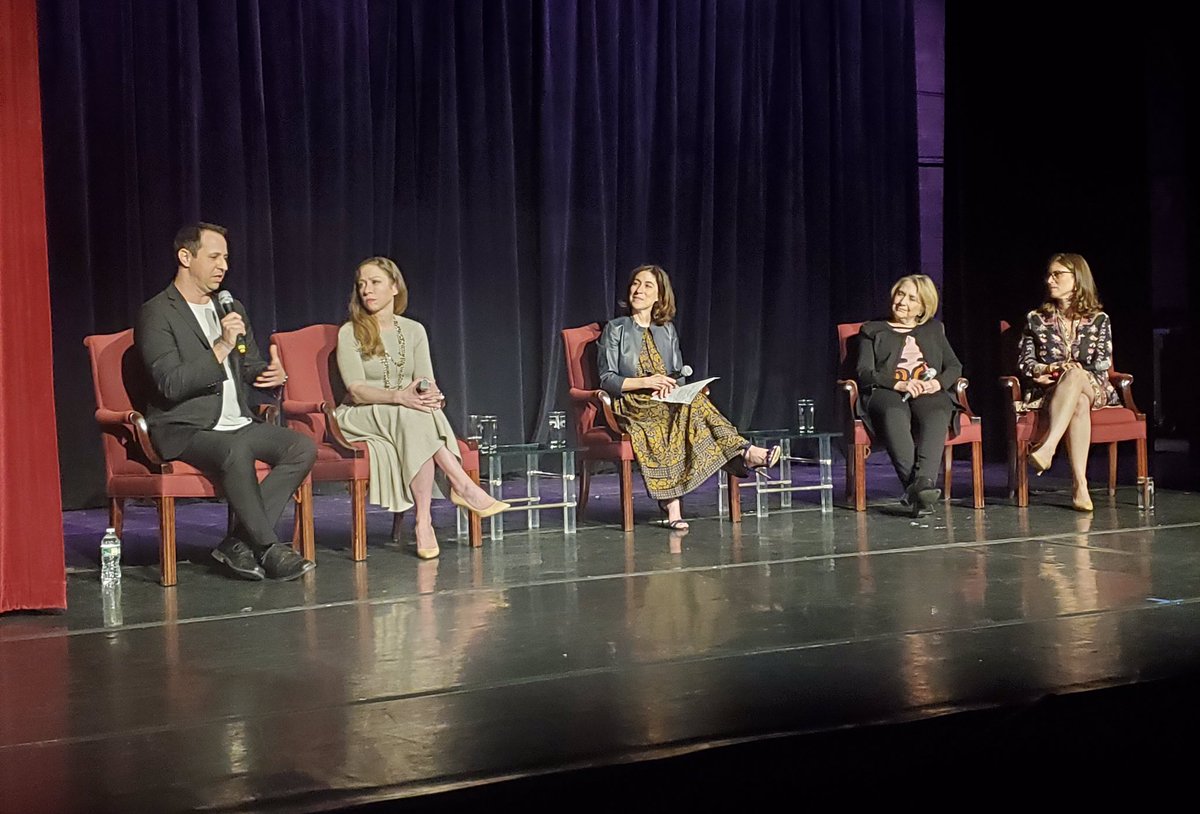 Last night was a big moment for #HowSabaKeptSinging. Getting to speak with <a href="/HillaryClinton/">Hillary Clinton</a> <a href="/ChelseaClinton/">Chelsea Clinton</a> &amp; director <a href="/SaraTaksler/">Sara Taksler</a> about the impact of the film, how it will keep my grandfather’s story of survival alive and relevant. I will remember it for the rest of my life.