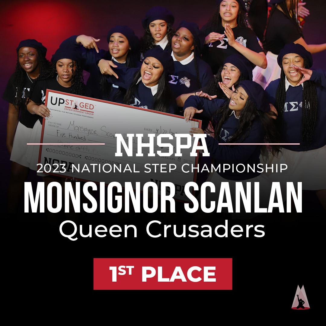 UpStagedNCPA's tweet image. 10 days ago, we crowned our National High School Step Champions at the world-famous @ApolloTheater! 🤲
#step #stepshow #stepcompetition #NHSPA #NHSPAstep