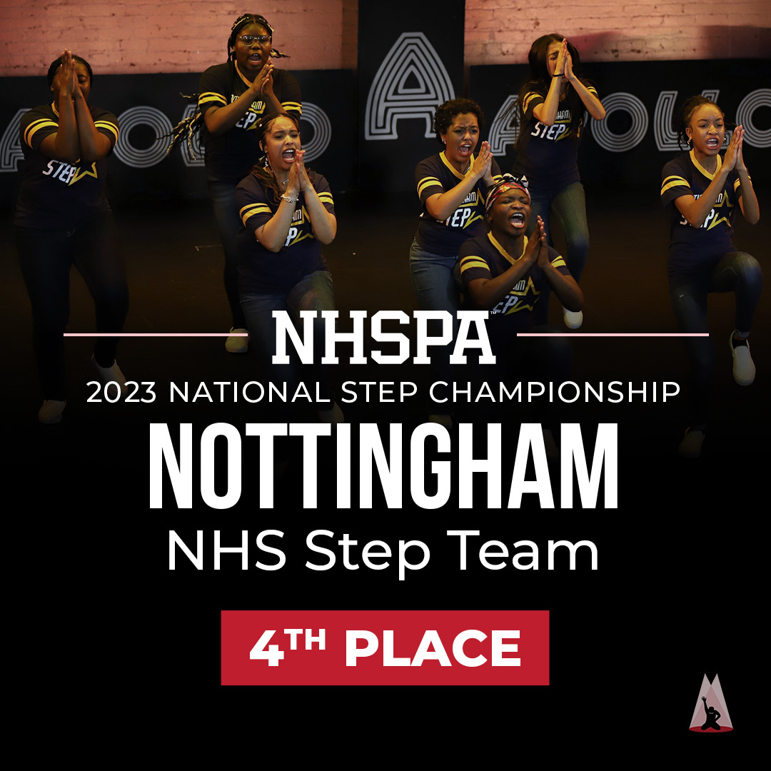 UpStagedNCPA's tweet image. 10 days ago, we crowned our National High School Step Champions at the world-famous @ApolloTheater! 🤲
#step #stepshow #stepcompetition #NHSPA #NHSPAstep