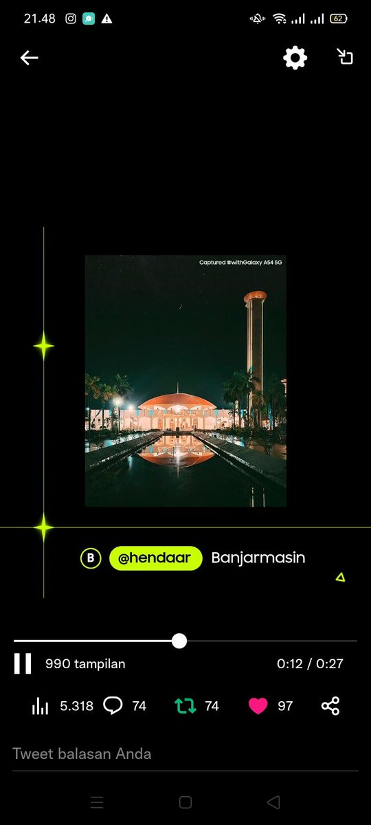 IkhaMS's tweet photo. @samsungID B. (Banjarmasin)
#AwesimeRamadanNightography #GalaxyA54 5G https://t.co/ccz6psLcKn