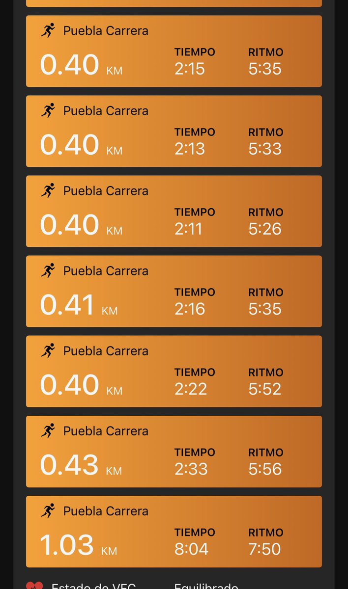 Glacue64's tweet photo. Amigos #FelizMartes
Martes de uffff y bueno Uds
ya saben intervalos 12x400
Terminando entrene😅
@logrartusmetas 
@ComuniRunners 
@MeEncantaCorrer 
@ManicomioRunner 
@CorroAMiPaso 
@LoveRunSmile 
@FenixRun_Mexico 
Se logró #finishedfortoday https://t.co/6jL35aJrsM