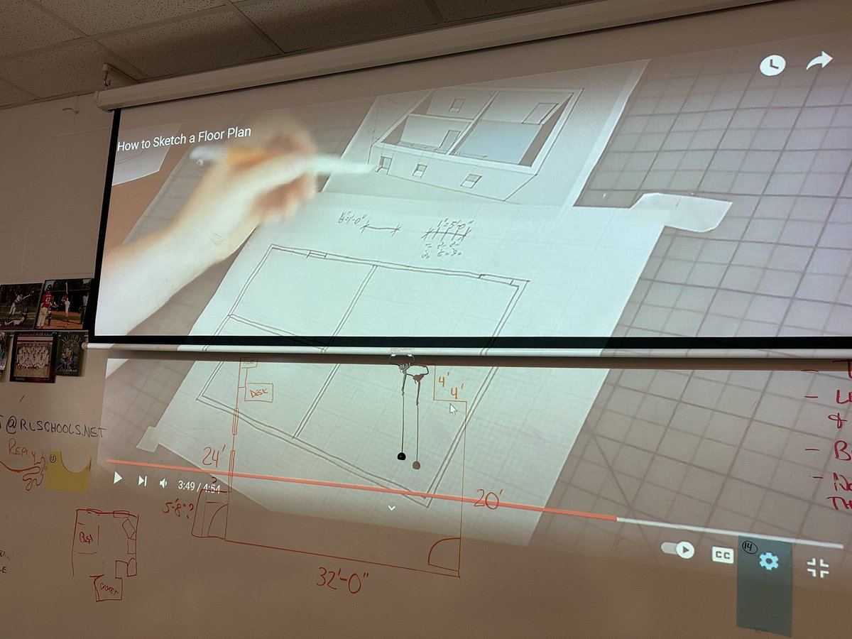 Today in 903 - @SCMFalcons 7th Grade beginning scale drawings of their rooms. Budgeting for room renovations is next! #mathisfun #mathintherealworld #lifeskills @MrsCron12 @GlapaSCMS