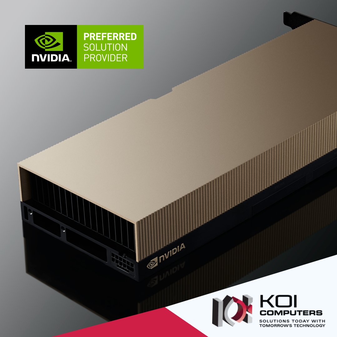 koicomputers's tweet photo. Is your data center ready for an order of magnitude performance leap?

That’s what the Nvidia H100 Tensor Core GPU can offer you. Performance, scalability, security.

LEARN MORE https://t.co/jiG47KcmIi.

We can help you make it happen!

#KOIcares #government #AI #HPC #engineers https://t.co/hXJLnxVdZc