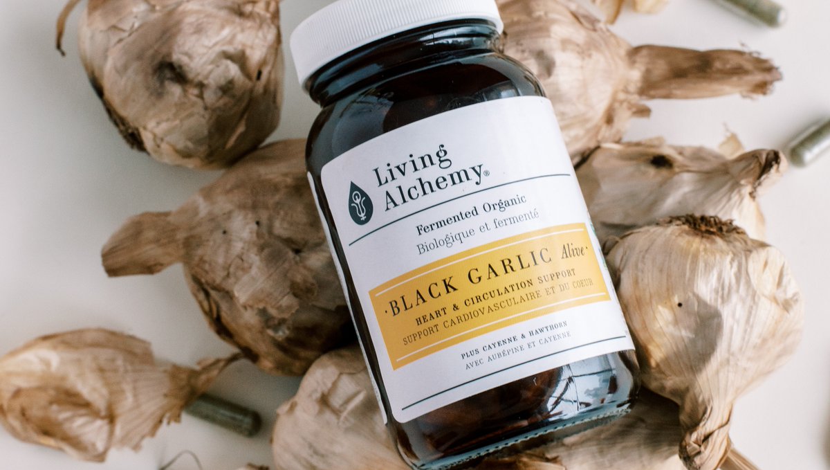 𝐁𝐋𝐀𝐂𝐊 𝐆𝐀𝐑𝐋𝐈𝐂 𝐀𝐥𝐢𝐯𝐞: A powerful tool for health and circulation support. 🖤🧄

livingalchemy.ca/products/black…