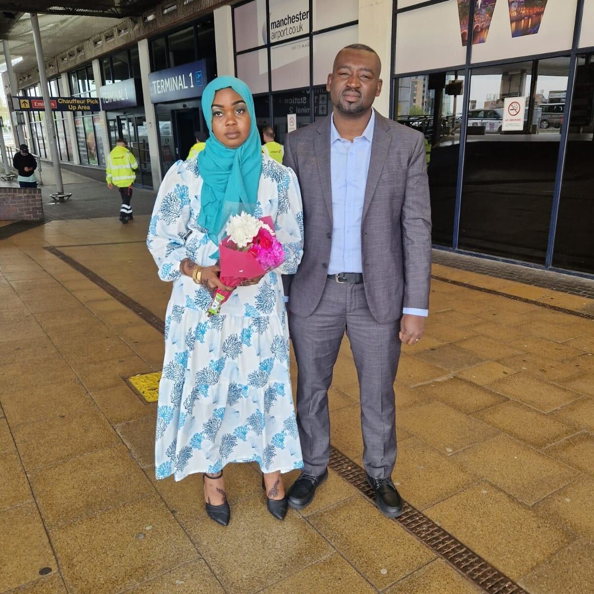 We’re delighted that this Sudanese couple were reunited yesterday. Nadia* received her visa prior to the recent outbreak of conflict in Sudan and after a difficult journey arrived in the UK yesterday. Our thoughts are with everyone affected by the situation in Sudan.