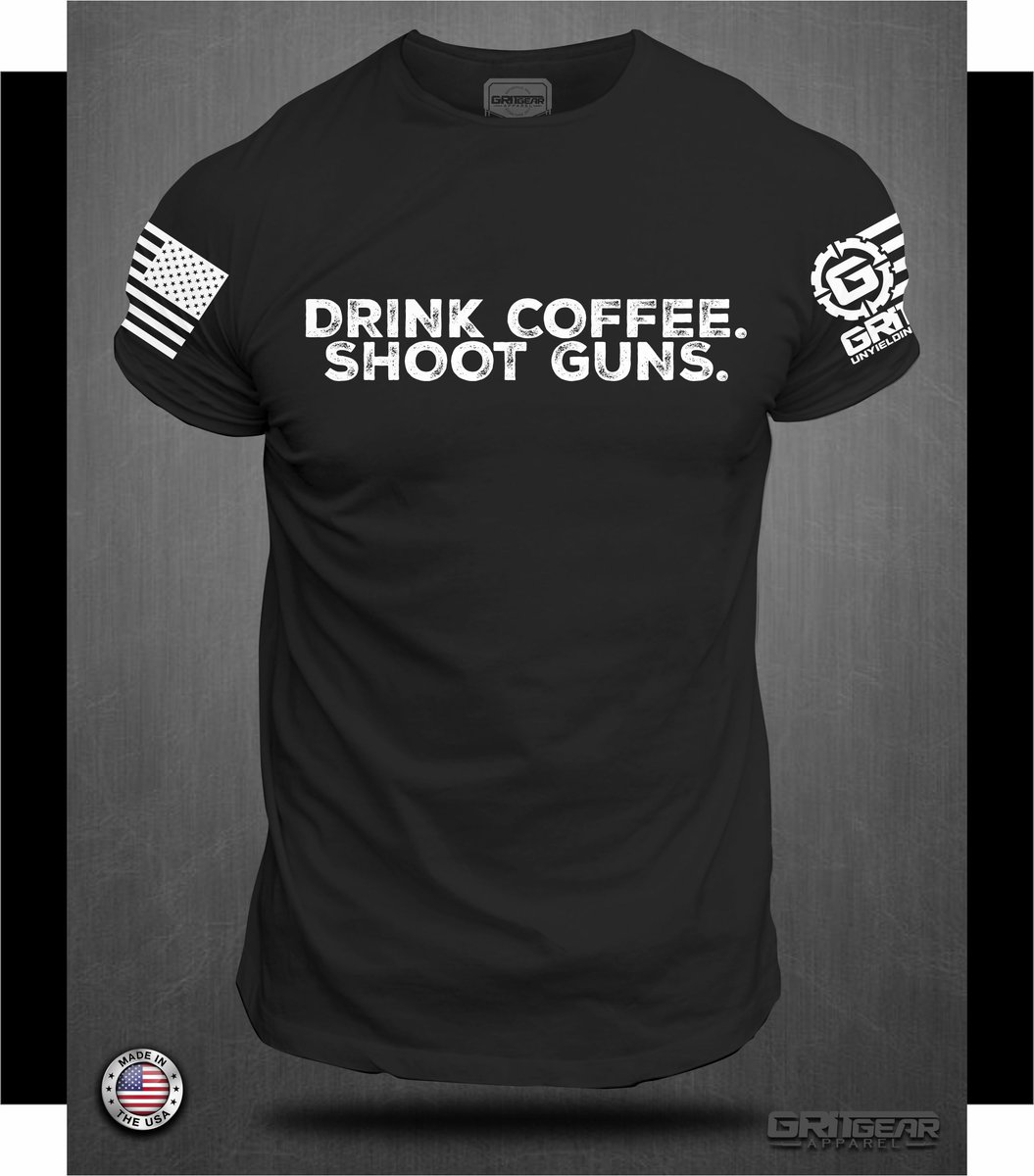 Two things we love to do! You can pick up this tee on our website @ gritgearapparel.com
#Coffee #Patriot #coffeeshop #patrioticapparel