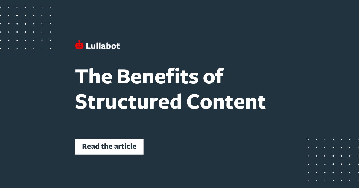 lullabot's tweet image. If you want your content sortable and filterable, you need #structuredcontent.
Sometimes users are in research mode rather than looking for something specific. They may not know exactly what they're looking for. Give them ways to find it.
zurl.co/z77e