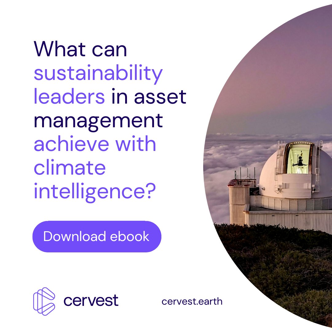 CervestEarth's tweet image. 🧠 How can #AssetManagers increase value while mitigating risk from climate change?

Cervest's new ebook explores how #Sustainability leaders are using climate intelligence to protect #ClientReturns.

Discover more 👇
cervest.earth/e-book/climate…