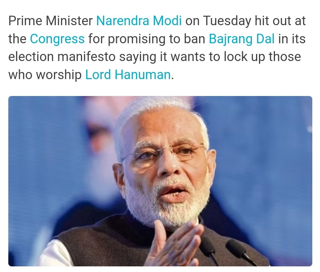 reach2msingh's tweet photo. Modi is quick commenting on Congress who said to ban Bajrangdal like PFI
But he is not willing to speak on 2 Muslim killing by Bajrang dal's Monu Manesar. 🤔
He can see Mallikarjun Kharge's speech but can not see wrestlers sitting in Delhi🤔
#ManModi always do his Mon.key baat https://t.co/FkGo3k3SXI