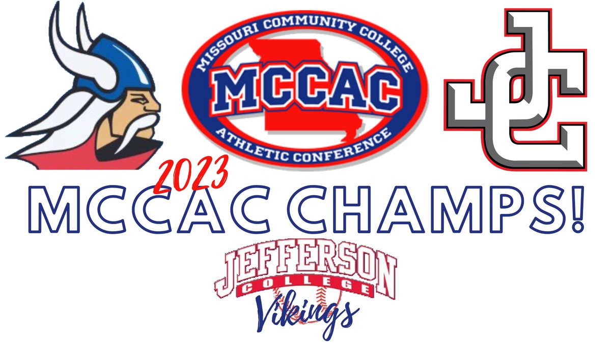 Congrats to Jeffco Vikings Baseball!
They are the 2023 MCCAC CHAMPS!!!
On to Sub Regionals which begins this weekend vs. State Fair! #RollVikes! @JeffCo_Baseball @jeffco_bullpen @JeffcoBarstool @GoJeffco @zacbone4 @BlueTigerMe @CheapSeatsPhoto