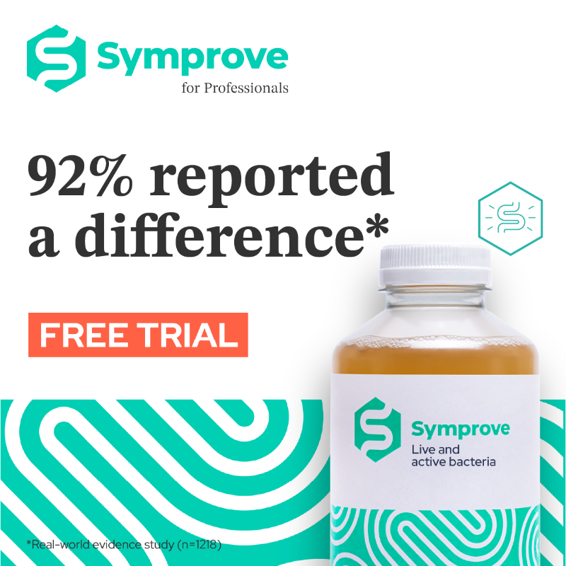 symprove's tweet photo. Trial Symprove and see the difference. Studies at leading institutions | in vitro | in vivo | in real-world.  Free trial valid for healthcare professionals only