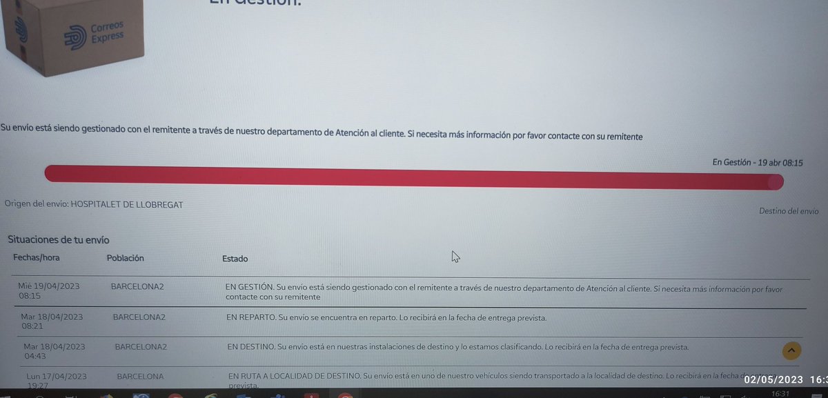 Ismael_DeWitt's tweet photo. Buenas @xtralife_es @CorreosExpress, parece que mi pedido sigue "en gestión" y sigo sin recibir respuesta me podéis ayudar?. Otra consulta: los gastos de envío en 24h los reembolsa correos o Xtralife en forma de puntos? Gracias espero respuesta https://t.co/TRlJv1HGxU