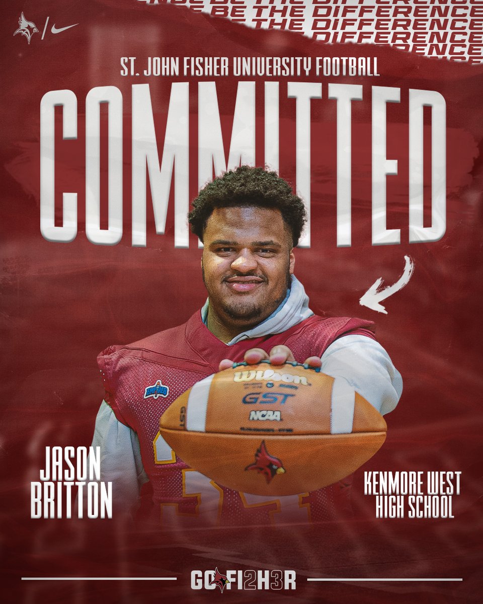🚨Jason Britton
📍Kenmore, NY
📚Kenmore West High School
🏈Tight End

Please help us in welcoming Jason to the Cardinal Family!
#BeTheDifference #GOFI2H3R #CardinalCode