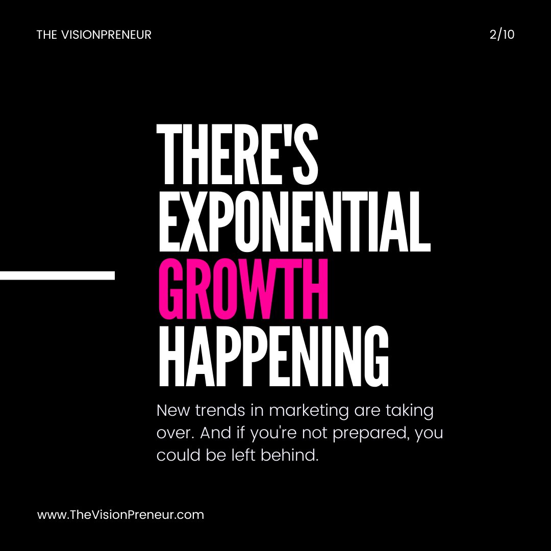 Vision_Preneur's tweet photo. Marketing is changing. And being prepared for it will help your business stay afloat in the marketing and business game. 

Marketing trends that no longer work👇🏽: 

❌ Mass email blasts. Instead, segment your audience
❌Overly promotional marketing. Instead, make it personable
❌ https://t.co/lSakQEGaoe