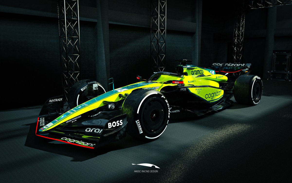 MagicRacingDes's tweet photo. Alternative story where #AstonMartin uses lime-green as the predominant color of the #F1 team.

What do you think about it?

#Formula1 #conceptlivery https://t.co/jYWvQgLJRI