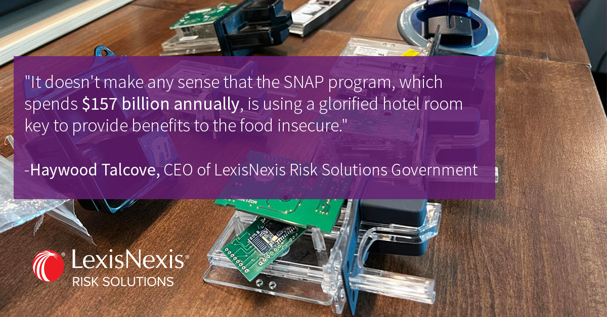 LNRiskgov's tweet image. Attacks on SNAP are primarily due to #identityfraud, eligibility, account takeover, and trafficking.  It&apos;s ultimately a loss passed on to every taxpayer. However, there are solutions to combat the increase in #SNAPfraud, such as chip enablement. Read more: splr.io/6018gRpjw