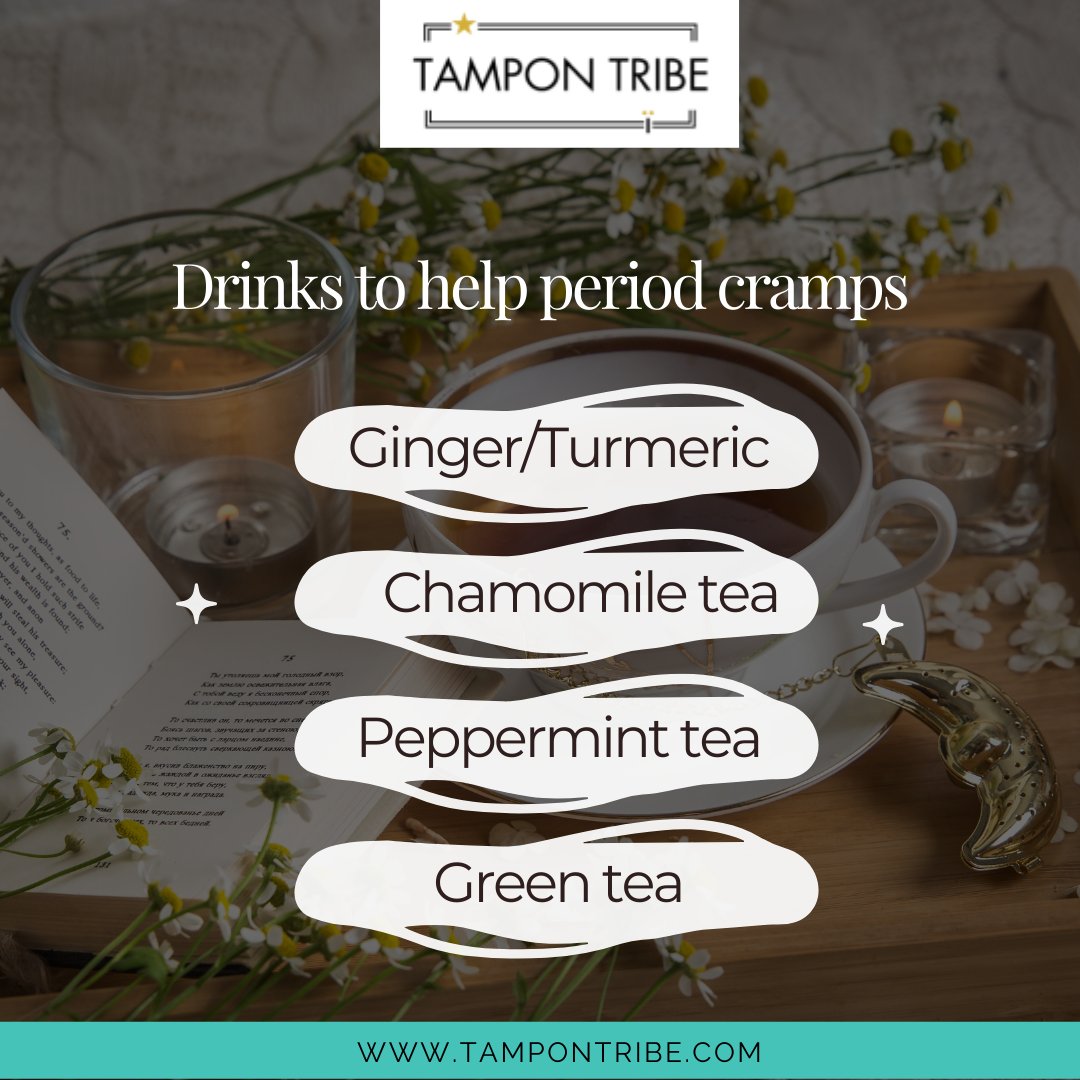 TamponTribe's tweet image. Sipping on some tea can soothe your period cramps. #periodrelief #gingertea #naturalremedies
