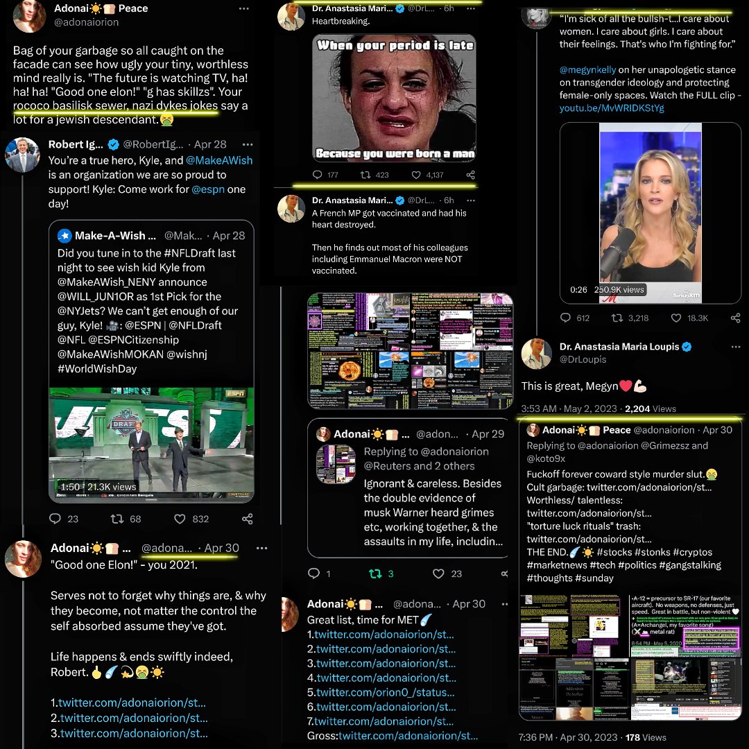 adonaiorion's tweet photo. @DrLoupis @elonmusk 😂This BS after my evidence, anti LGTBQ since I call his wives Nazi dykes. Horrendous, malign, ill, corrupt, awful. What adjectives define you.☀️
https://t.co/5hC4fFvV7x
https://t.co/laJhpyxL1j #tech #stocks #data #pegasussoftware #datamining #mentalhealth #news #tuesday #vibes https://t.co/5CZJYXbbDF