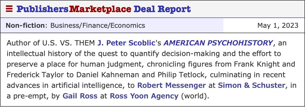 Dr. Peter Scoblic tweet media