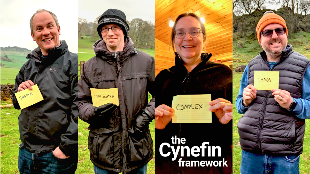 MethodistGB's tweet photo. The Cynefin Framework, illustrated here by four District Missioners, explores how we handle complex problems. If your church or circuit is facing a complex situation, find out if your district has a missioner &amp; ask for their help. Read about the framework: https://t.co/388861IVVV https://t.co/YL8xcgiDiX
