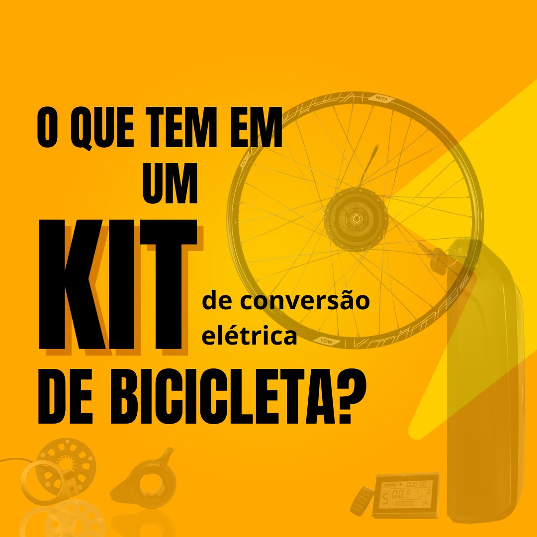 Tecbike on X: Transforme sua bicicleta em elétrica com o Kit de Conversão!  Inclui motor, bateria, controle, painel e aceleradores/sensores. Mobilidade  sustentável e ecologicamente correta. #BicicletaElétrica #KitDeConversão  #Sustentabilidade