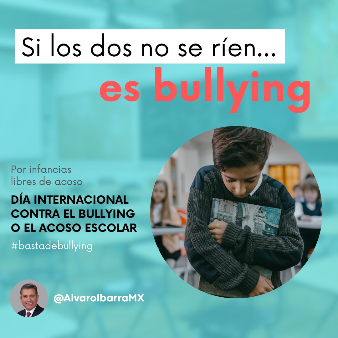Hoy se conmemora el Día Internacional de la Lucha contra el Bullying o el Acoso Escolar, una fecha que nos invita a tomar conciencia sobre la gravedad de este problema y la necesidad de actuar para prevenirlo y erradicarlo.