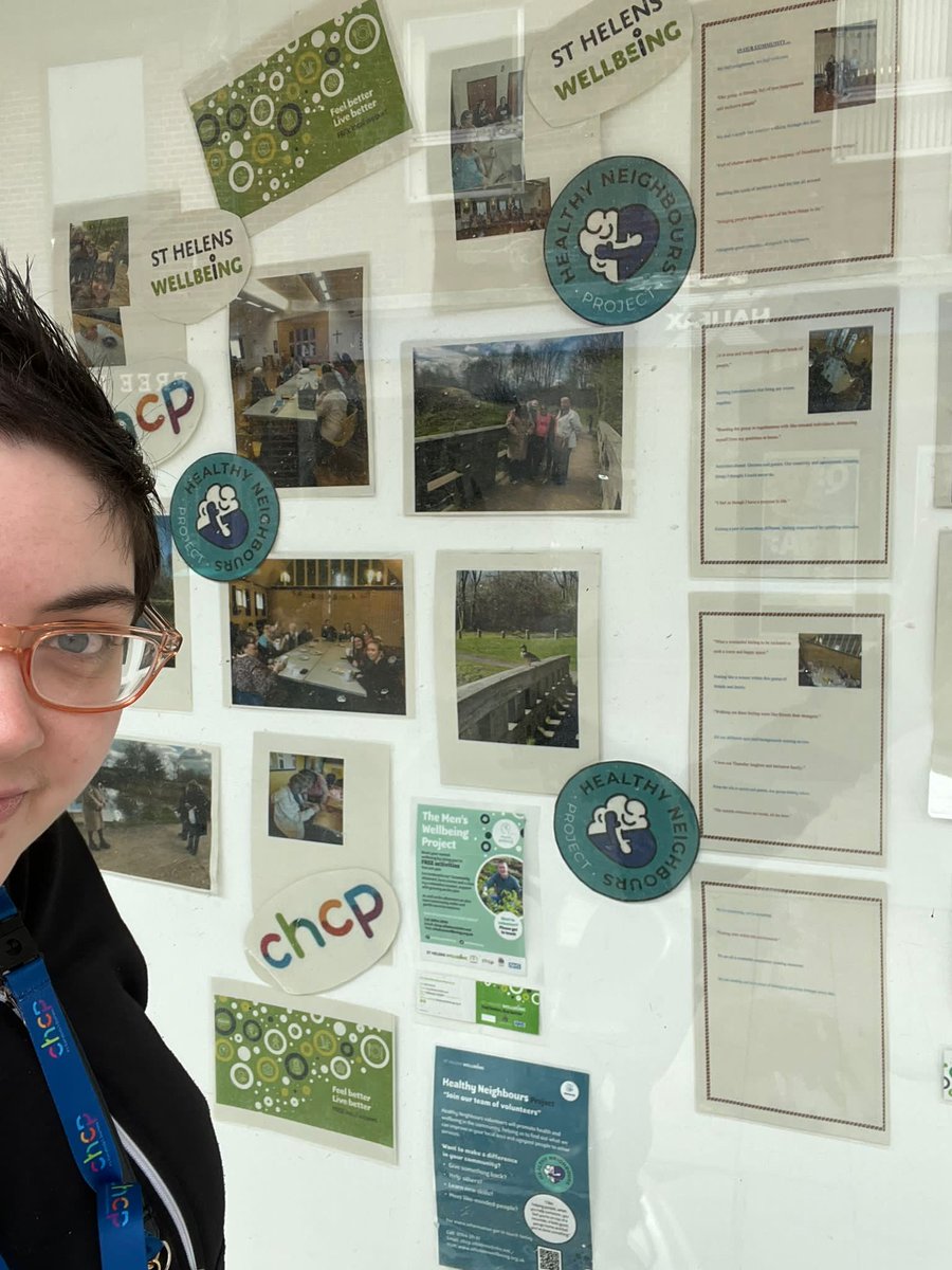 StHWellbeing's tweet photo. This is Beth, one of our volunteers. 🤝 
Beth supported our Healthy Neighbours Project on Saturday at the #oneamazingday with @sthelenscouncil. Look out for more photos to come from this event! 👀 https://t.co/xzY40KPIhi
