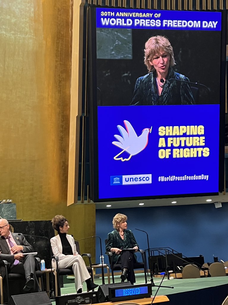 Sherine Tadros (@sherinet) on Twitter photo “Feeding of speech is the cornerstone on which the existence of a democratic society rests” <a href="/AgnesCallamard/">Agnes Callamard</a> at the UN General Assembly #WorldPressFreedomDay <a href="/amnesty/">Amnesty International</a> “Feeding of speech is the cornerstone on which the existence of a democratic society rests” <a href="/AgnesCallamard/">Agnes Callamard</a> at the UN General Assembly #WorldPressFreedomDay <a href="/amnesty/">Amnesty International</a>