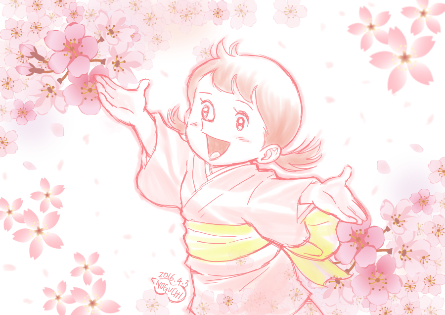 「新入写真が続々と入り、会社が若返りました。 私がアニメ業界に入ったのが1984年」|野口征恒(ノグチマサツネ)のイラスト