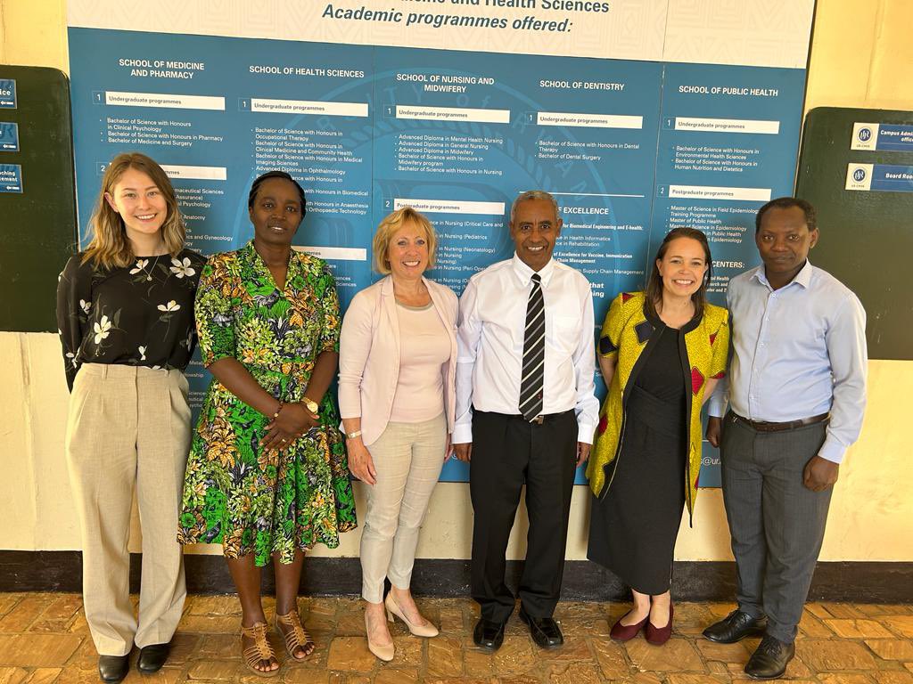 Lovely visit to @Uni_Rwanda. Huge thank you to @BAZIRETEOliva and @UR_CMHS for the warm welcome and continued partnership 🇷🇼 🇨🇦 @money2_dmoney @CanadaDev @FrancoisQDumont @nsanzimanasabin @ubcOBGYN @ubcWACH @WomensResearch @RwandaHealth