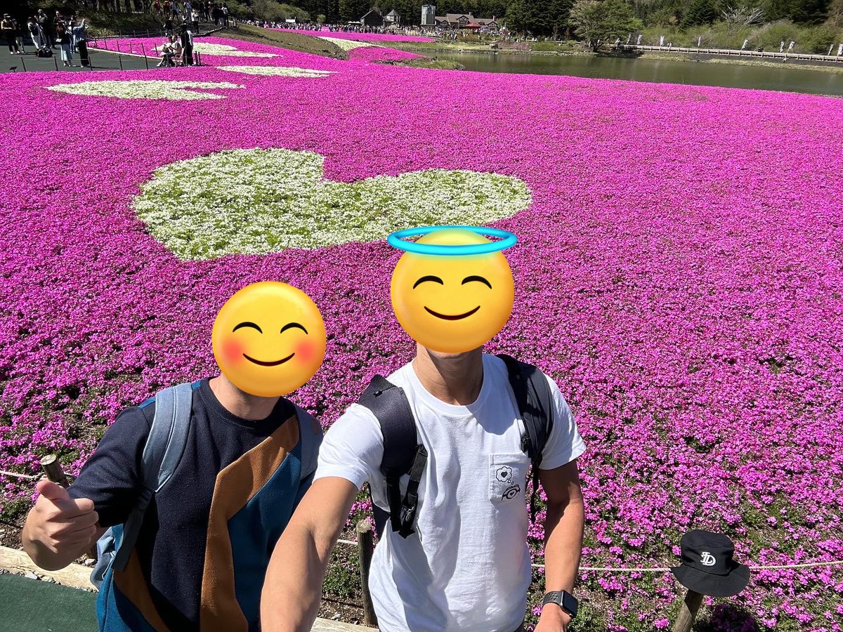 boringboisg's tweet photo. It was a fun Japan trip.. went to the Pride and also saw Fiji San 😊 onward to Switzerland in June! https://t.co/MwU6WRNP4V