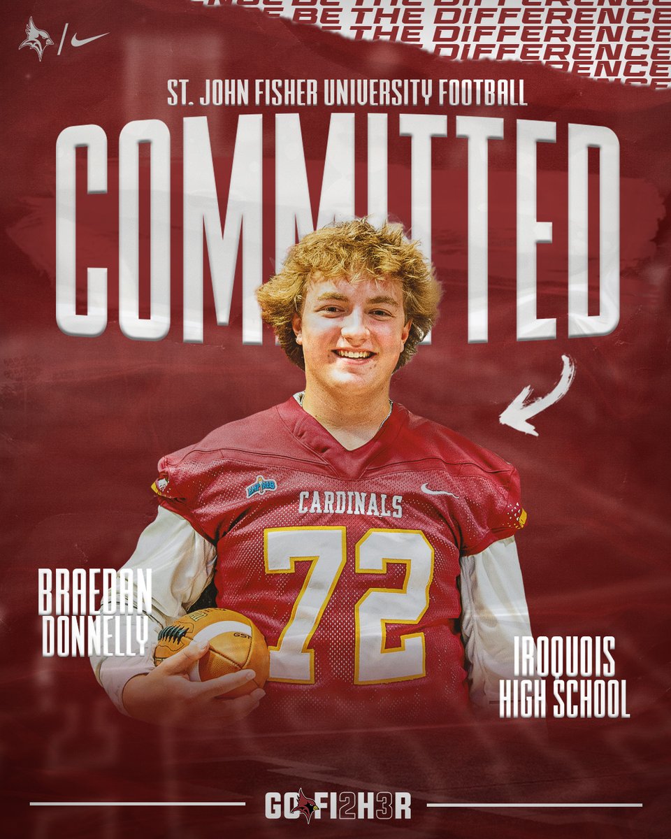🚨Braedan Donnelly
📍East Aurora, NY
📚Iroquois High School
🏈Offensive Line

Please help us in welcoming Braedan to the Cardinal Family!
#BeTheDifference #GOFI2H3R #CardinalCode