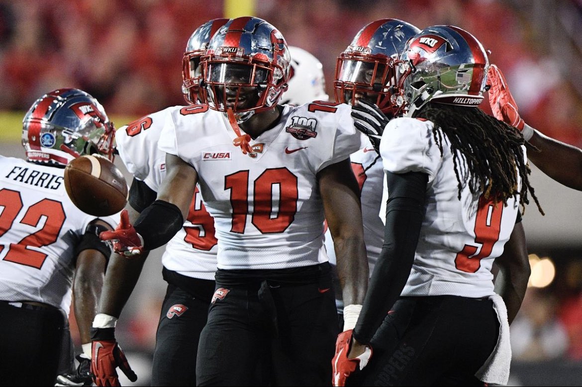 Blessed to receive an offer from Western Kentucky University <a href="/CoachDBrown27/">Coach Von Brown</a> <a href="/Coach_Davis3/">Coach Davis</a> <a href="/Coach_Mont70/">Roberto Montanez Jr</a> <a href="/Coach_RThomas/">Coach Rufus Thomas</a> <a href="/JackSwain100/">Russ Swain</a> <a href="/MHS_Knights_FB/">Monarch Knights Football</a> <a href="/TheCribSouthFLA/">Frank Tucker</a> <a href="/CoachQ954/">Coach Q</a>