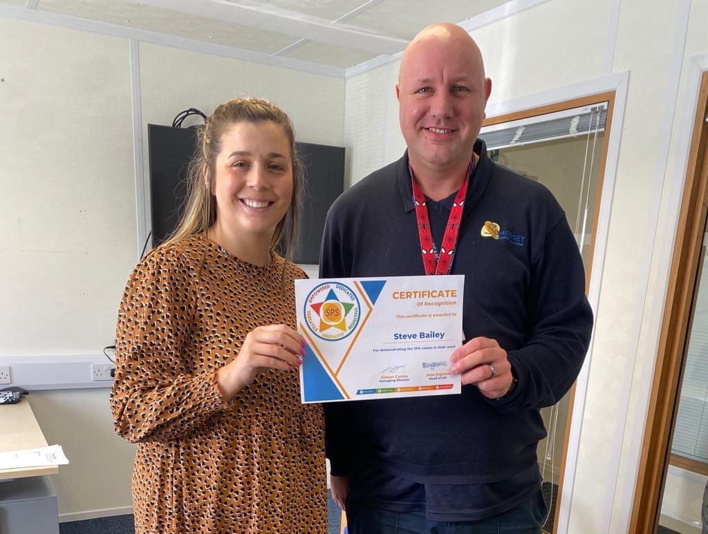spsbus's tweet image. Congratulations to our latest SPS Values Star Steve Bailey⭐. Steve was nominated for the way he embodies the SPS values through his day to day work activities. Well done Steve🤩. 

#DriveTheFive #SpsValues #winners #recognise #reward