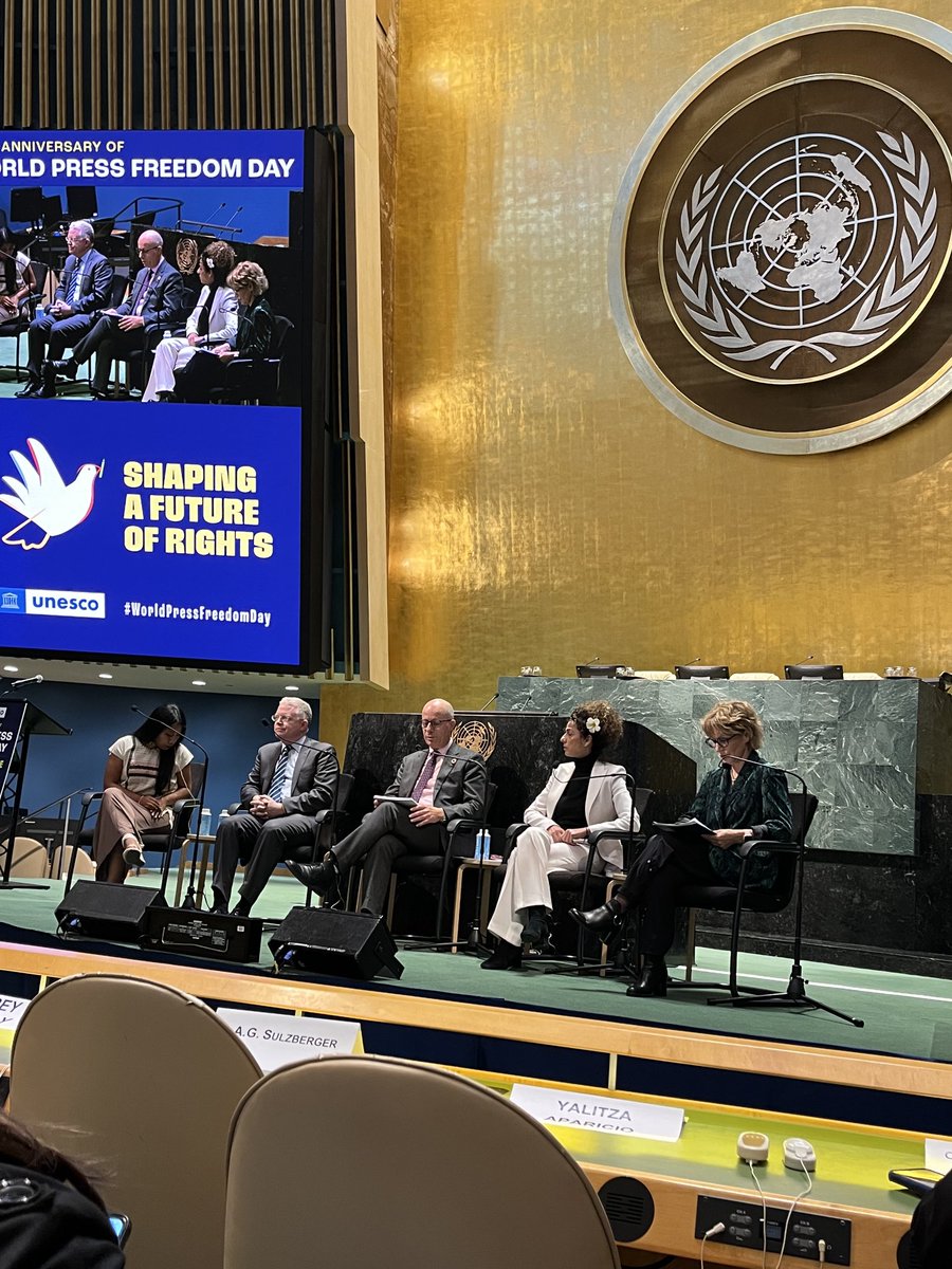 Irene Khan (@irenekhan) on Twitter photo No future, no dignity without #FreedomofExpression says <a href="/AgnesCallamard/">Agnes Callamard</a> #WorldPressFreedomDay Conf of <a href="/UNESCO/">UNESCO 🏛️ #Education #Sciences #Culture 🇺🇳</a> No future, no dignity without #FreedomofExpression says <a href="/AgnesCallamard/">Agnes Callamard</a> #WorldPressFreedomDay Conf of <a href="/UNESCO/">UNESCO 🏛️ #Education #Sciences #Culture 🇺🇳</a>