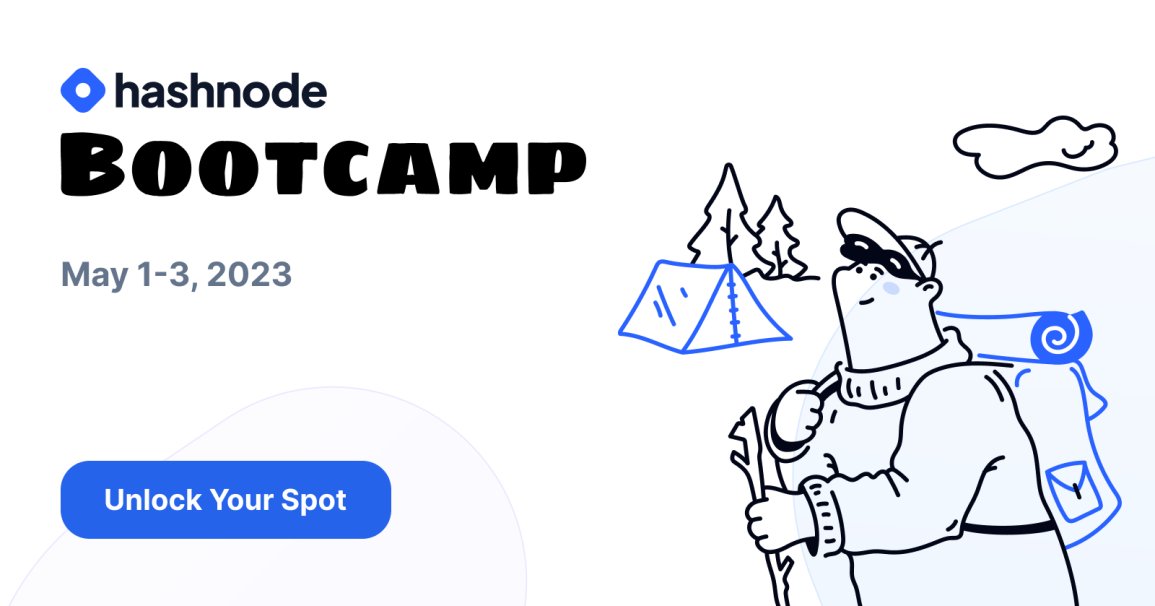 hashnode's tweet image. 🔴 We're live ~ Join us for the 2nd day of the #HashnodeBootcamp with @dabit3, @akoskm, and our own @danizeres. 🥳