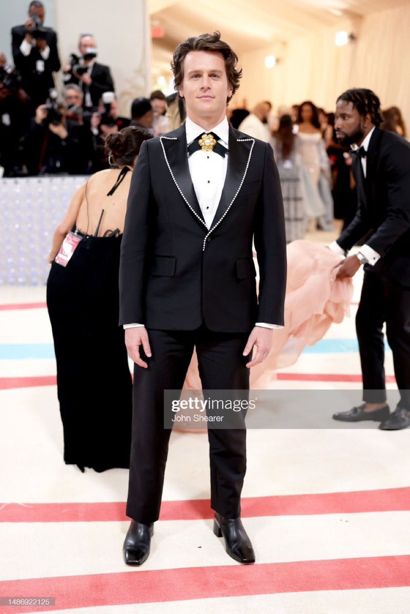 Jonathan Groff attended The #MetGala 2023.