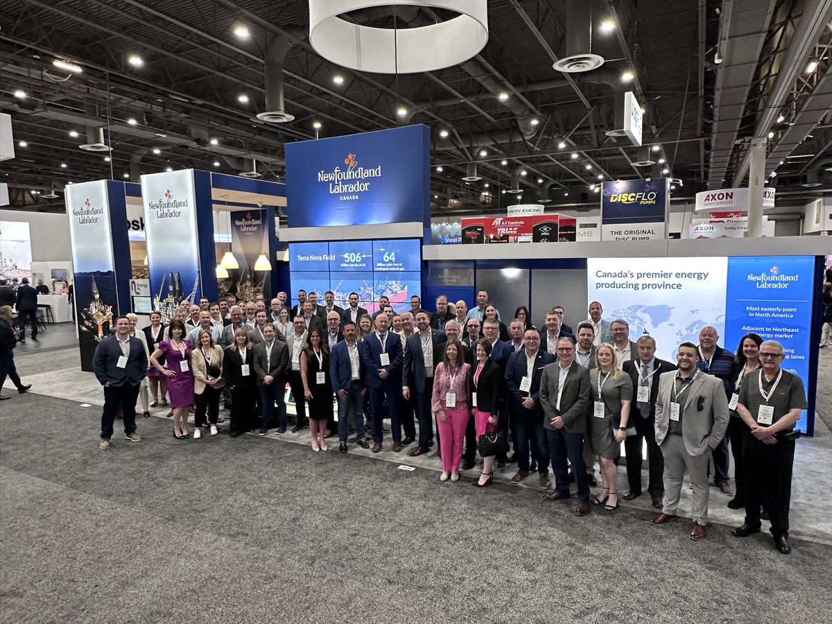 Incredibly happy to be a part of an amazing NL delegation at the <a href="/OTCevents/">OTC</a> conference in Houston, TX! An amazing opportunity to discuss the endless potential of our province in all things energy - with top notch workers, service, R&amp;D, and expertise!