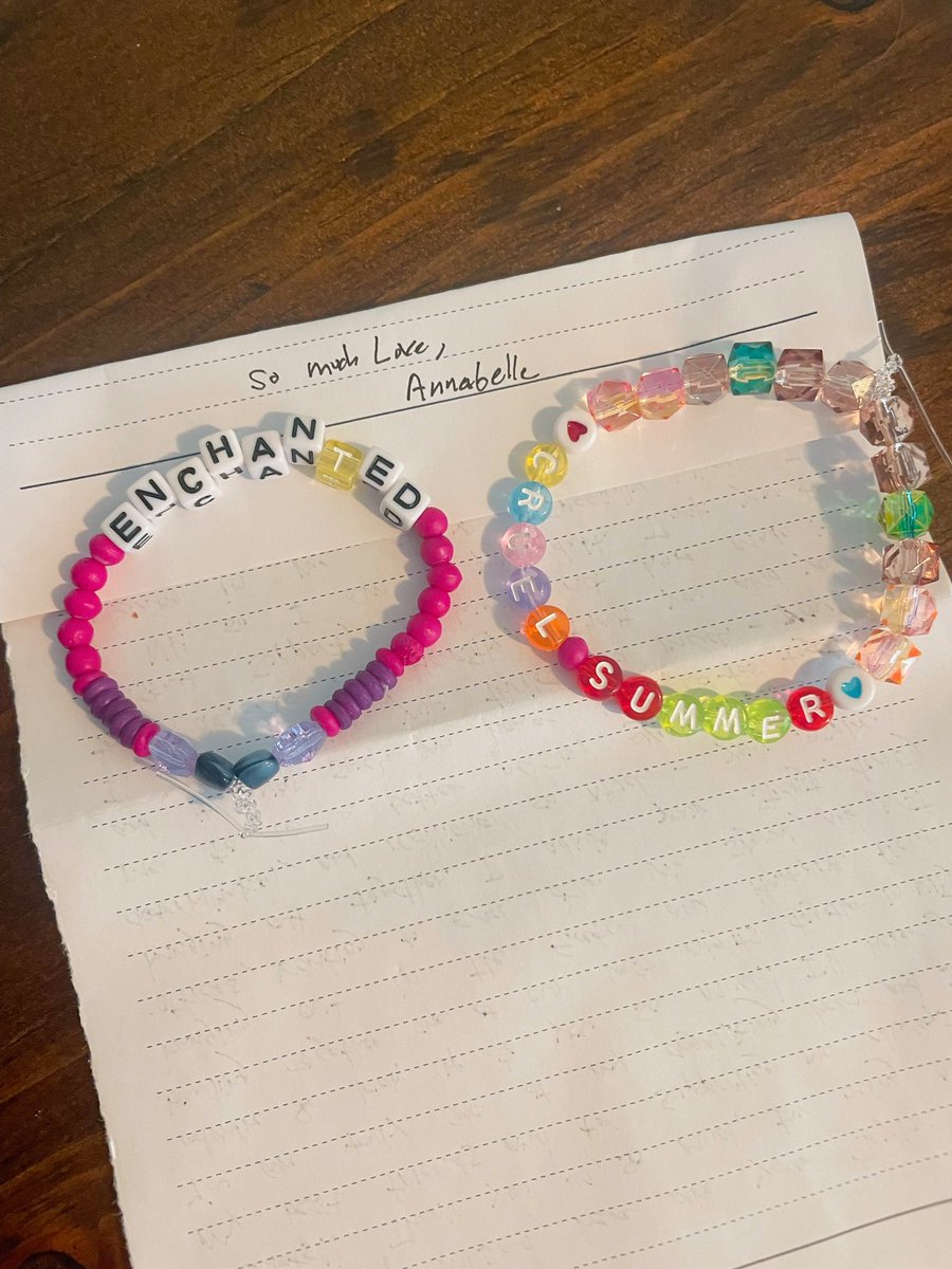 katieacciardo's tweet photo. Campaign friends that send you handwritten letters and Taylor Swift friendship bracelets make life so much better. @abjones_200 the sweetest soul, thank you. Go rock it in KY!❤️🥹 https://t.co/QlRWsTxtW0