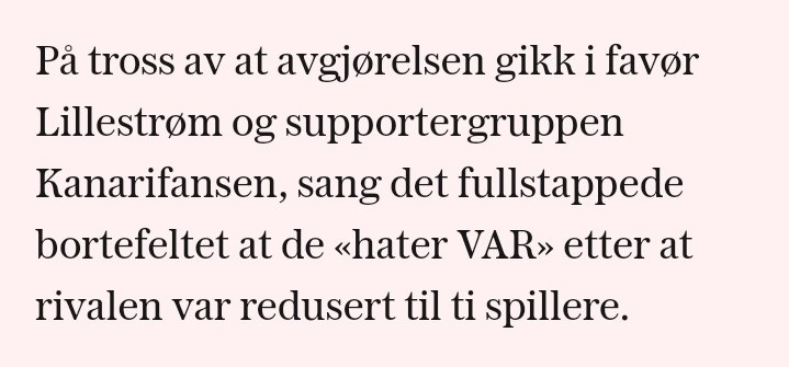 forumlars's tweet photo. LSK har vært involvert i tre VAR-avgjørelser og fått samtlige med seg, men fansen har hatt integritet nok til å protestere mot samtlige.

Da blir det direkte flaut at Enga prøver å skape et narrativ om at vi digger VAR når det går vår vei.

Til og med VG fikk med seg protesten. https://t.co/ekPBKKghg9