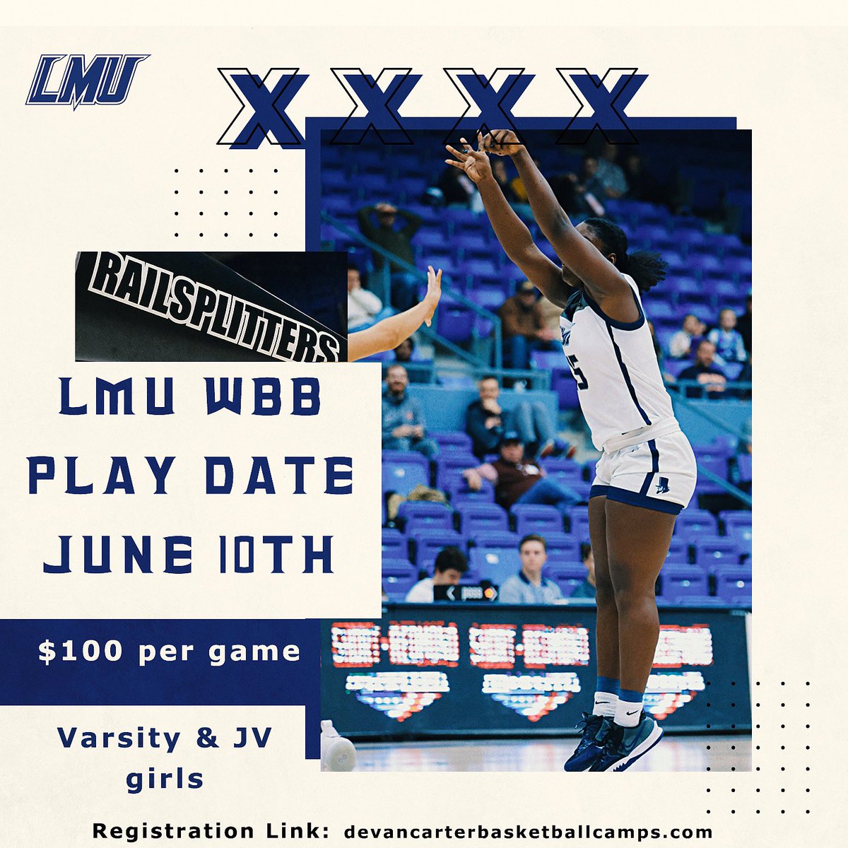 🚨Play Date: June 10th🚨 High school varsity and JV teams are welcome! For more information reach out to any coach on our staff. The registration link is below 👇 devancarterbasketballcamps.com