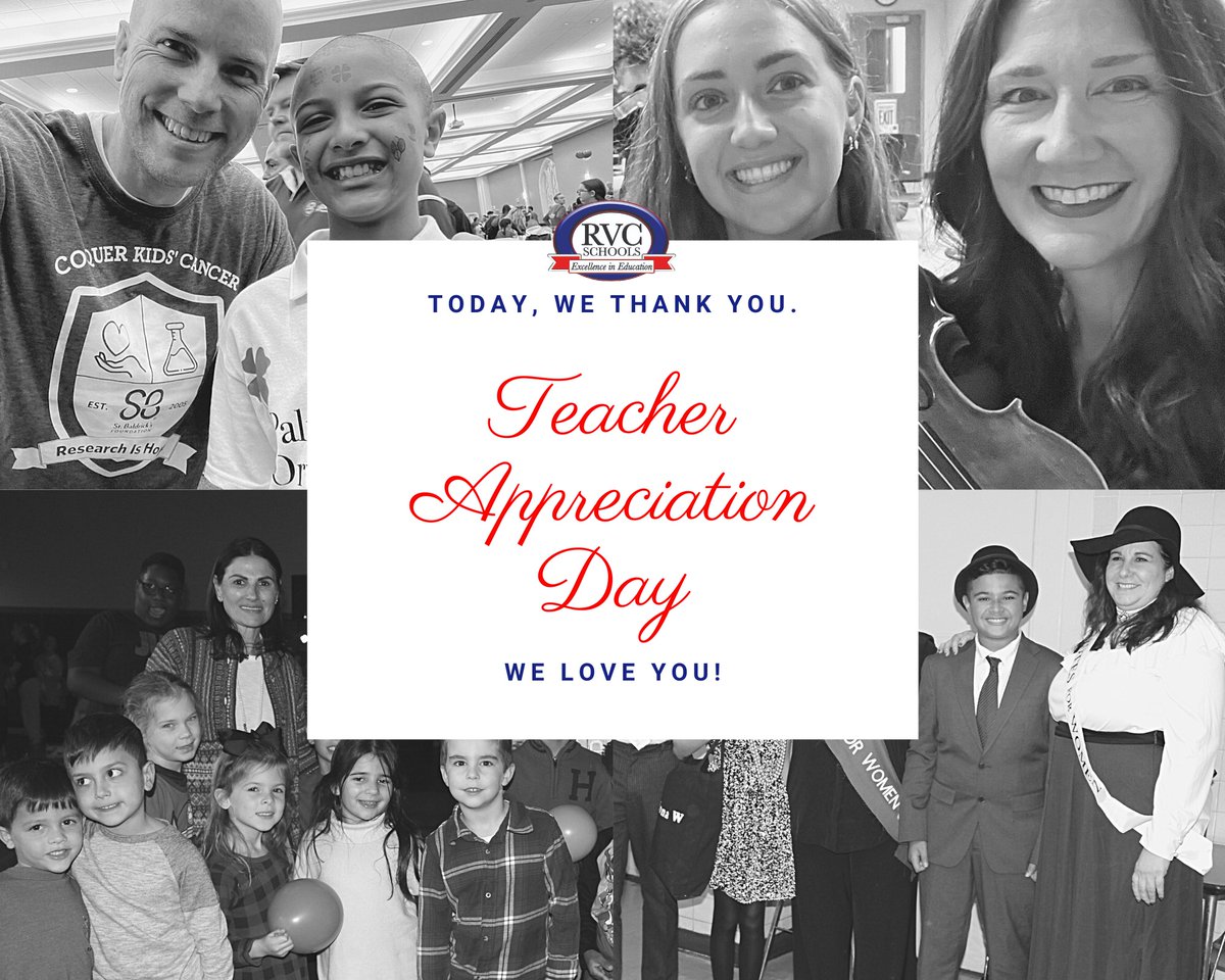 It is #TeacherAppreciationDay and we are so lucky to have so many amazing ones within <a href="/RVCSchools/">Rockville Centre School District</a> ❤️ A great teacher is transformative. Is there a teacher from your present or past that you'd like to thank? #GameOnRVC #LikeACyclone <a href="/SSHSOrchestra/">SSHS Orchestras RVC 🎶</a> <a href="/RVC_SSMS/">South Side Middle School</a> <a href="/WatsonRVC/">Floyd B Watson Elementary School</a> @EWalterRVC