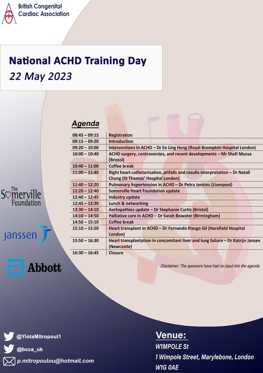 National ACHD Training Day - 22 May 2023