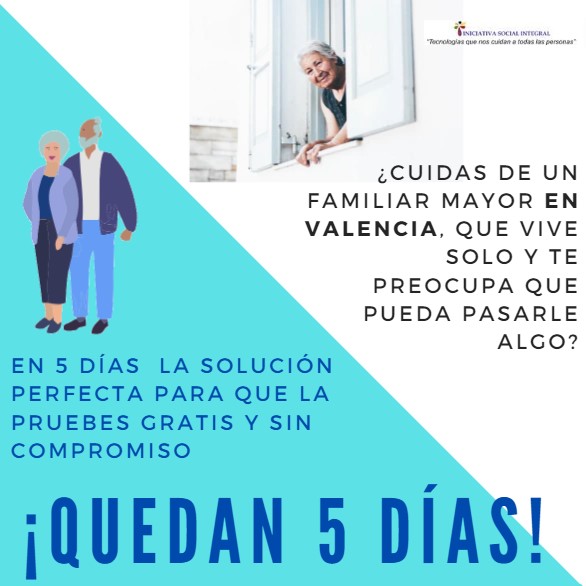 Si tienes un familiar mayor, que vive en Valencia, solo en su casa, o conoces a alguien que esté en esta situación, atención a nuestras RRSS en estos días. Seguro que es de vuestro interés.🎯 #tecnologiasquenoscuidanatodaslaspersonas